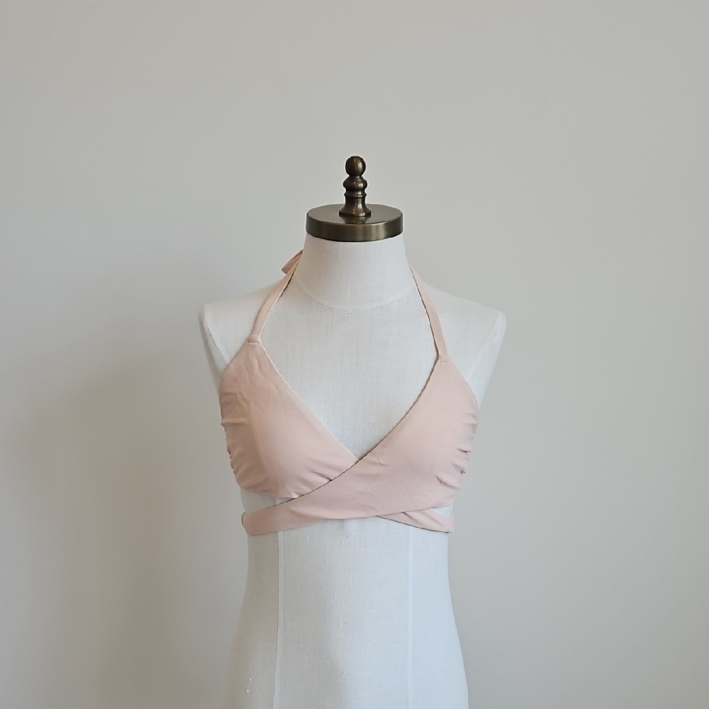 Hollister Wrap Halter Bikini Top